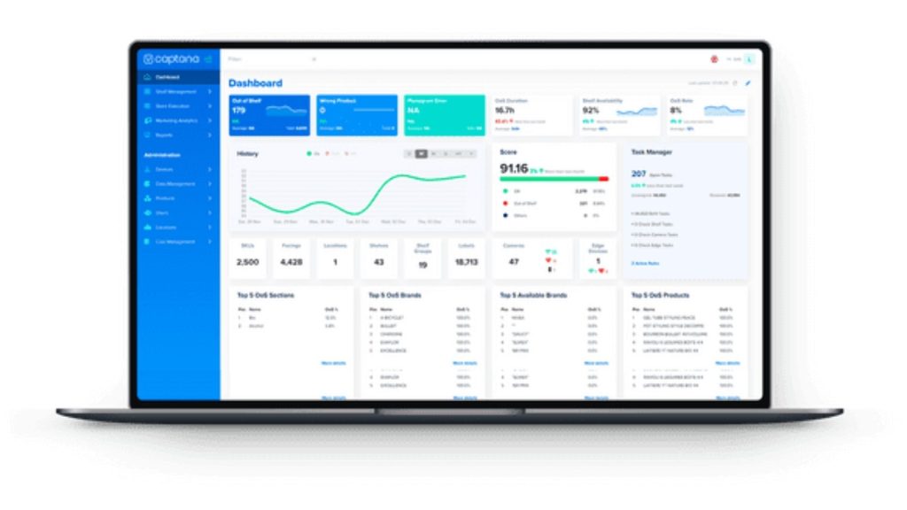 Monoprix franchit une nouvelle étape dans la digitalisation de ses magasins avec la solution cloud Captana de SESimagotag Capture d'écran de la la solution cloud Captana de SESimagotag