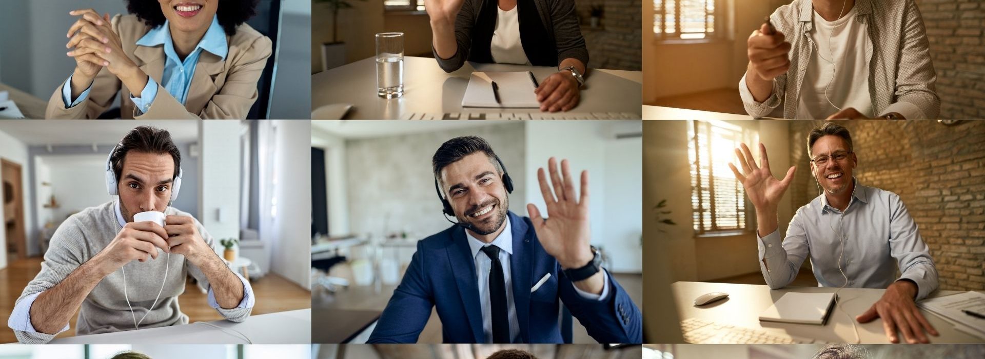 Livestorm, acteur français de l’engagement vidéo, partage quatre idées d’icebreakers afin de se préserver de la monotonie des meetings virtuels. Personnes en visioconférence