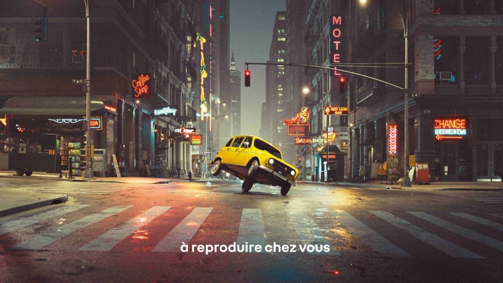 Renault lance une campagne de communication pour promouvoir sa boutique en ligne de merchandising 4L jaune