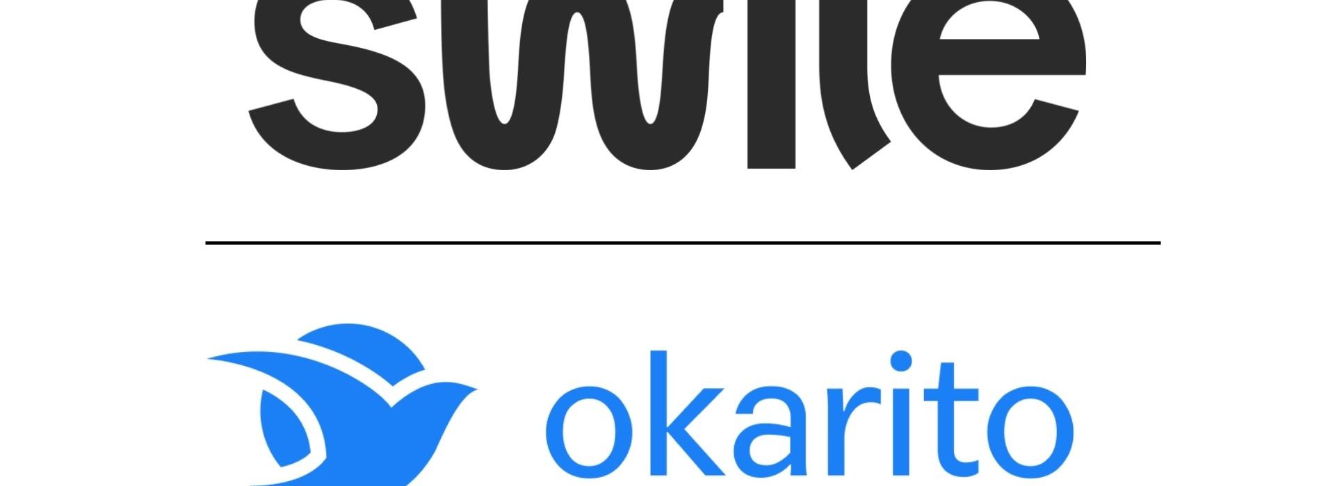 Swile rachète Okarito pour proposer une expérience unique pour la gestion des déplacements professionnels. Logo Swile et okarito
