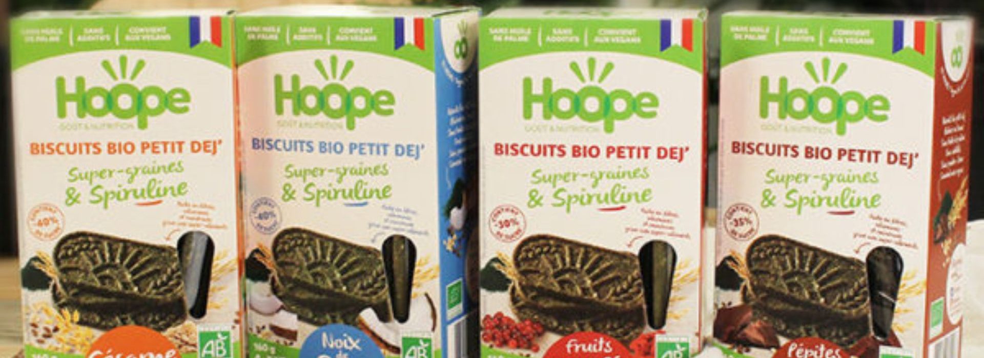 Hoope lève 500 000 euros pour accélérer sa croissance Paquet de biscuits