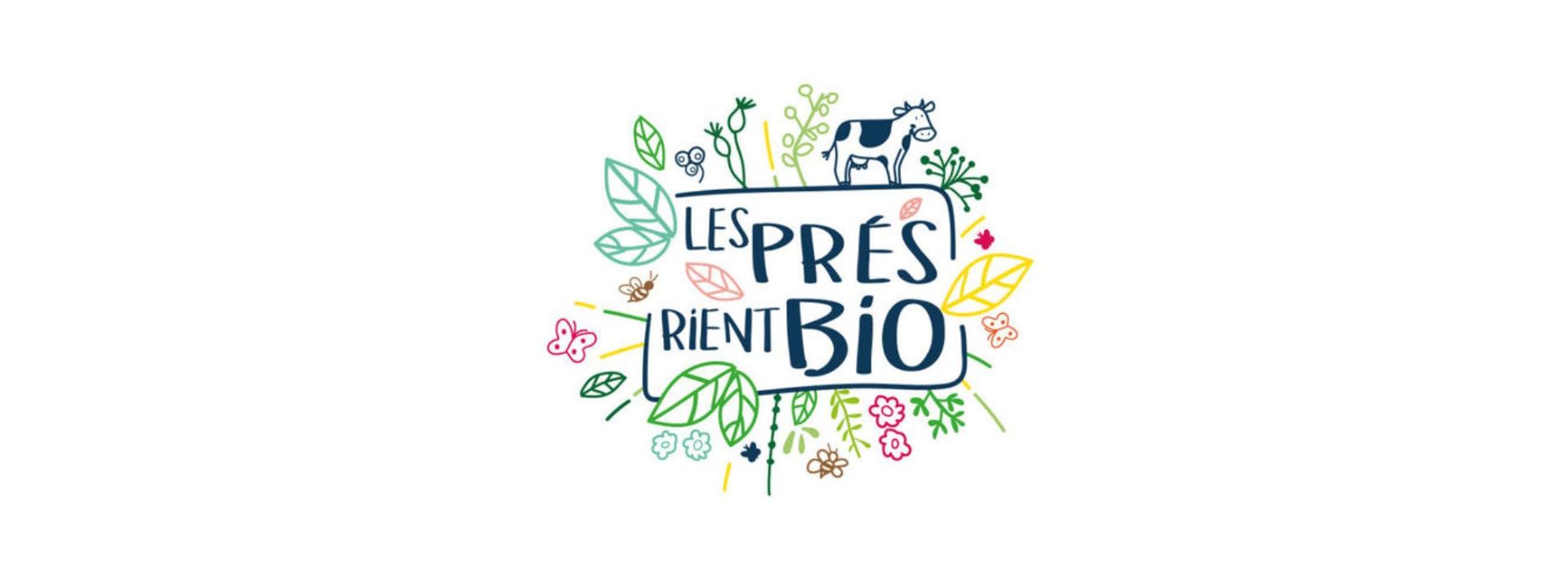 Jacinthe Brillet se voit confier la direction générale des Prés Rient Bio et de ses marques Les 2 Vaches et Faire Bien à compter du 1er juillet 2022. Logo Les Près Rient Bio