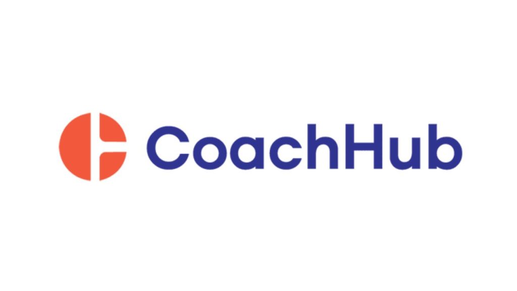 CoachHub le leader mondial du coaching en ligne, annonce la clôture d'un tour de table en Serie C de 200 millions de dollars. Logo Coachhub