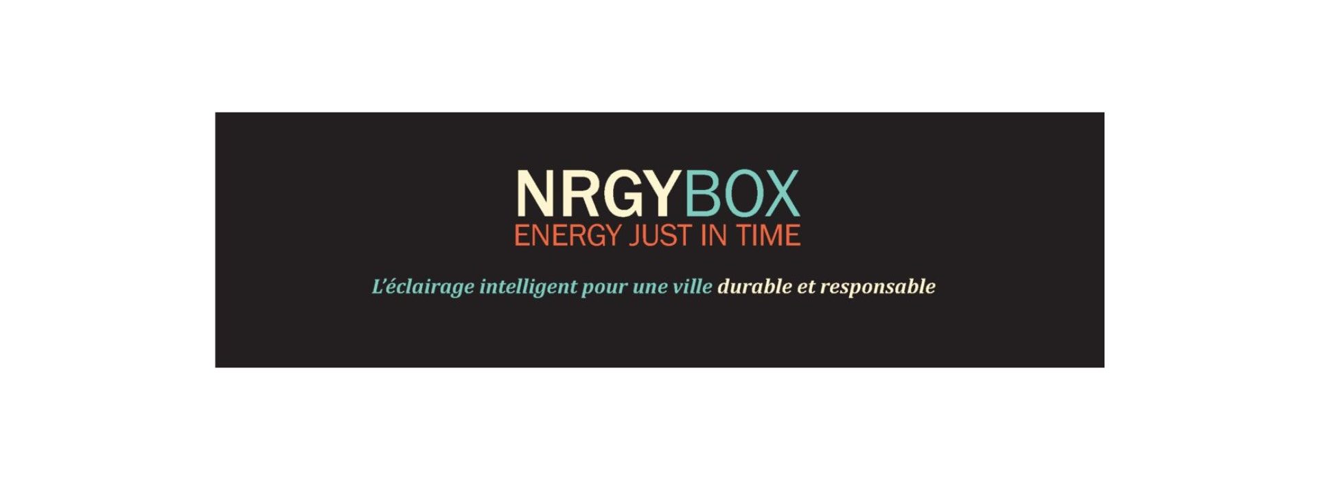 NRGYBox lève 500 000 euros pour accompagner les collectivités territoriales dans la sobriété énergétique de leur éclairage public Logo NRGYBox