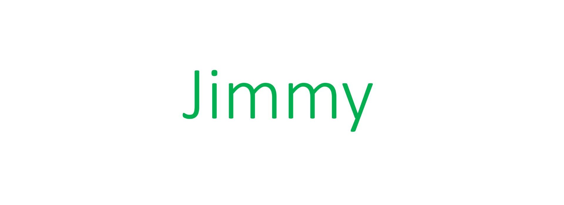 Jimmy lève 15 millions d’euros afin de finaliser la conception de sa solution et lancer son industrialisation. Logo startup Jimmy