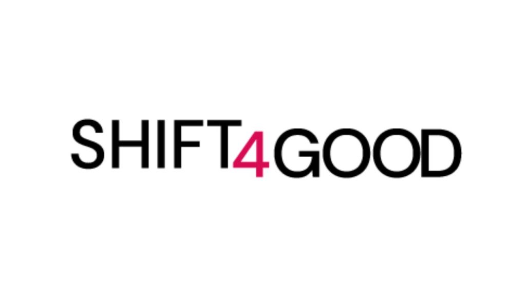 SHIFT4GOOD réalise son premier closing à plus de 100 M€ pour investir dans des start-ups de la mobilité durable. Logo Shift4good