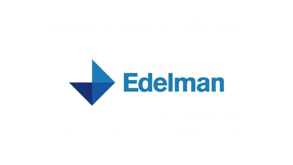 L’agence Edelman France annonce l’arrivée de Baptiste Prudhomme en qualité de Directeur Conseil Logo Edelman