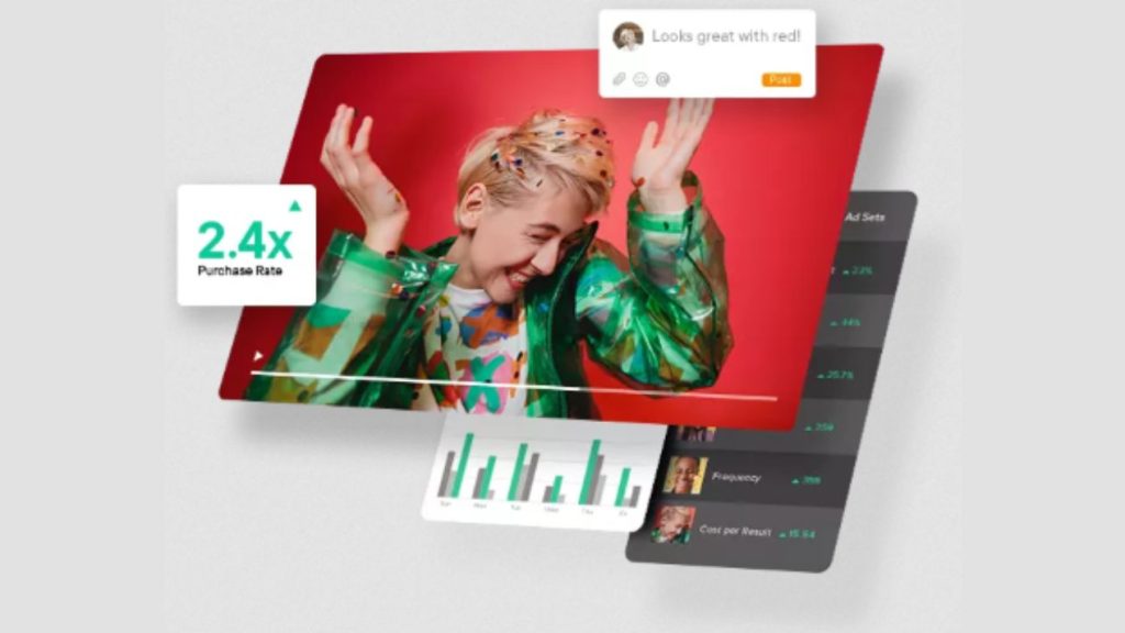 Comment le scoring créatif donne aux campagnes publicitaires un avantage concurrentiel ? Femme heureuse levant les bras
