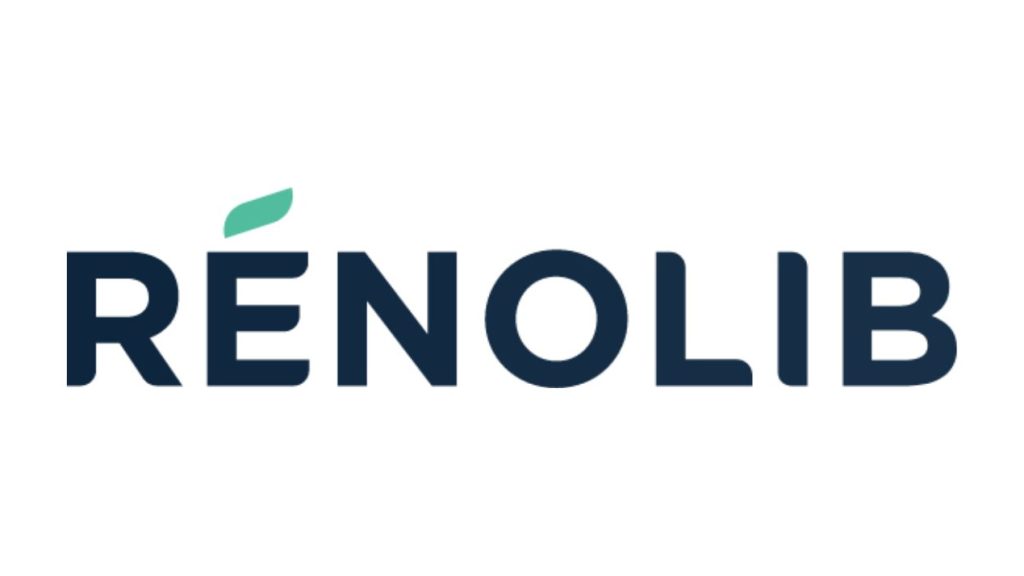 RÉNOLIB lève 10 millions d'euros pour faciliter la gestion administrative et financière des dossiers Rénovation. Logo Renolib