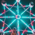 Grande roue de fête forraine