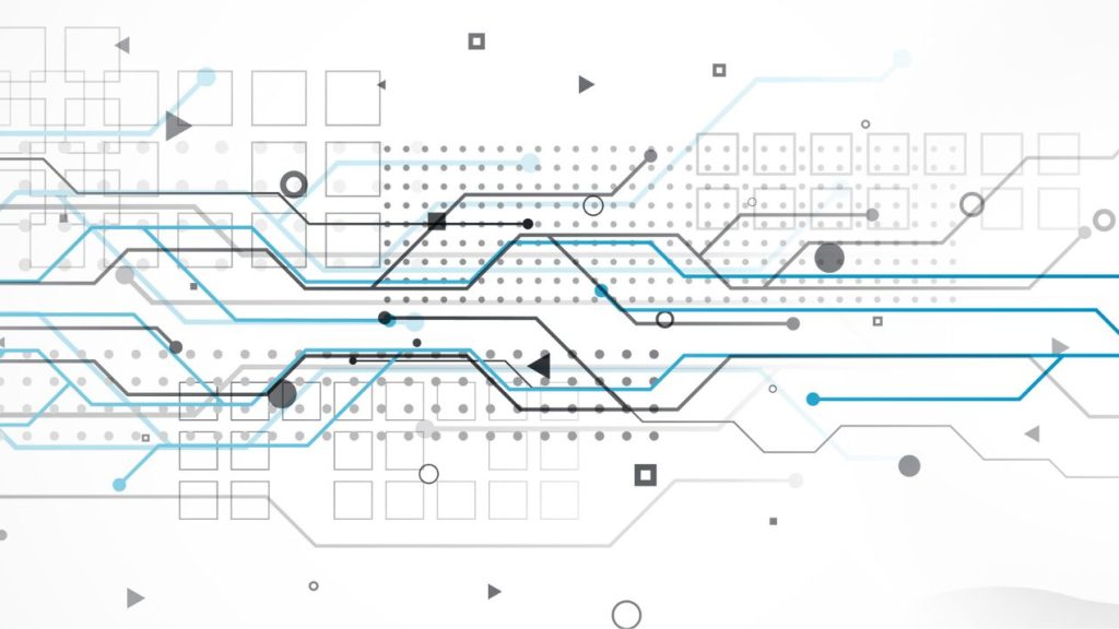 Fond De Schéma De Circuit De Technologie Face