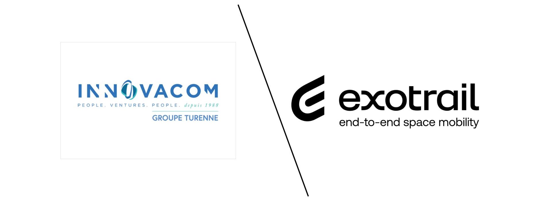 Innovacom réinvestit dans Extrait, l’expert de la mobilité spatiale qui lève 54 millions d’euros Logo Innovacom et Exotrail