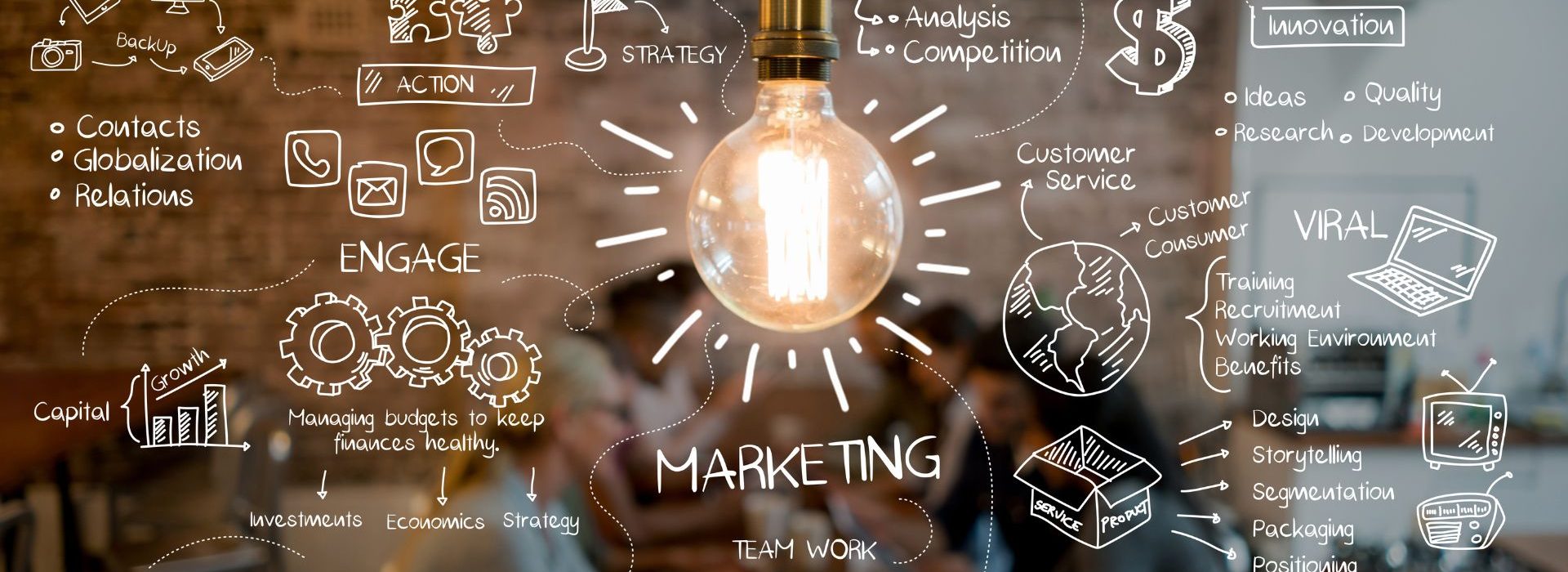 La vente B2B est plus qu'une transaction : 4 stratégies pour gagner des clients Excellente idée d’un plan de stratégie marketing dans un bureau de création