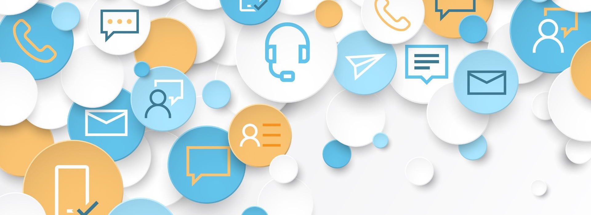 Comment bien utiliser les données b2b dans un processus de vente ? Concept coloré de contact et de service d’affaires