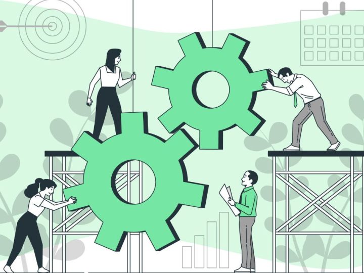 Personne tournant des écrous