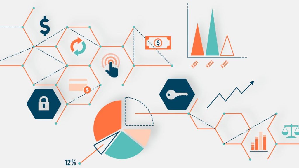 L'analyse commerciale B2B  : la clé du succés Illustration Graphique analyse de données