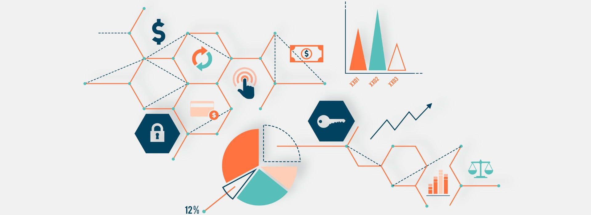 L'analyse commerciale B2B : la clé du succés Illustration Graphique analyse de données