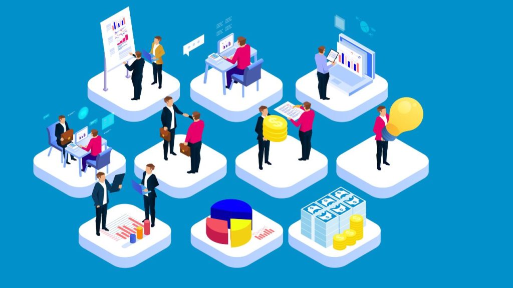 Illustration personnages business