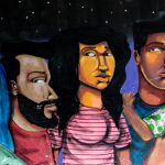 Graffiti représentant des personnes issues de la diversité