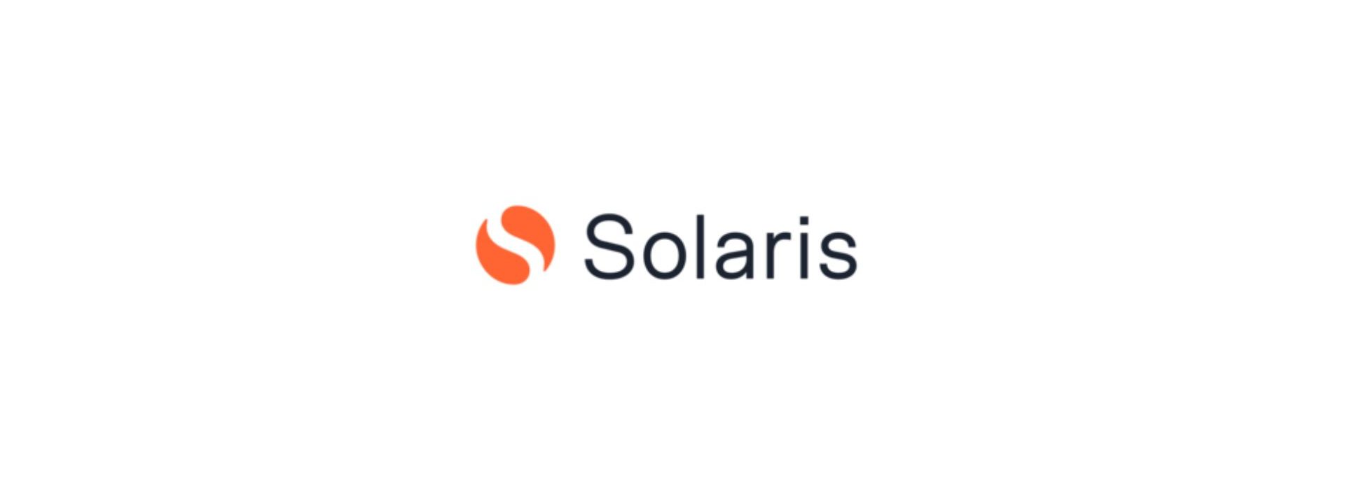 Solaris annonce une levée de fonds de 38 millions d'euros Logo Solaris
