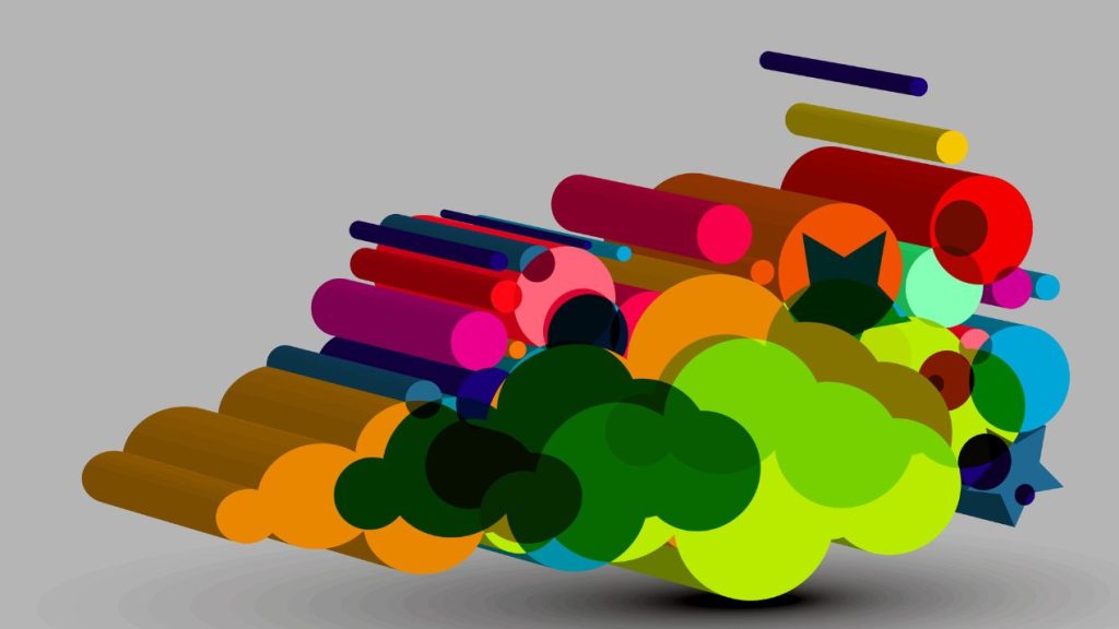 Qu'est-ce qu'une stack technique et quelle est son utilité ? Visuel abstrait de formes colorées empilées