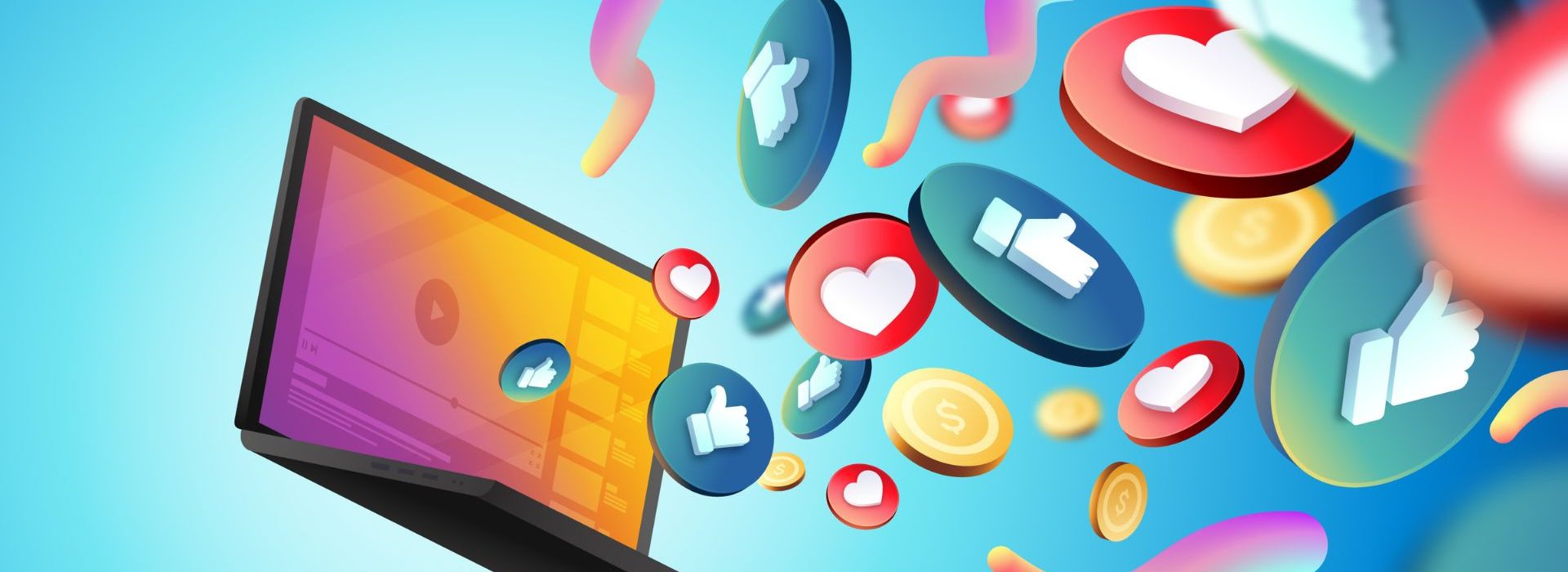 Les plateformes sociales répondent à des objectifs différents pour les consommateurs Logo des plateformes des réseaux sociaux