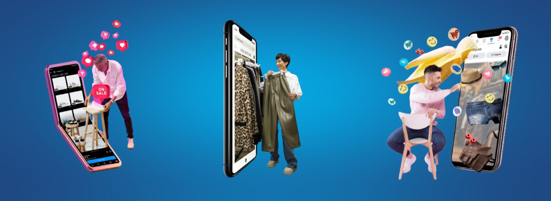 Instagram remporte la palme du Social Commerce Visuel d'illustration de social commerce