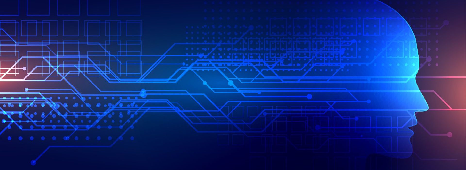 Marketing : Comment l’IA peut-elle aider les entreprises à gérer efficacement les données clients ? Technologie Fond D'intelligence Artificielle Avec Visage