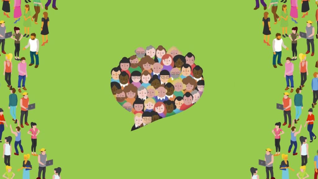 En quoi les communautés sont-elles cruciales pour booster la croissance des organisations ? Personnages formant un collectif