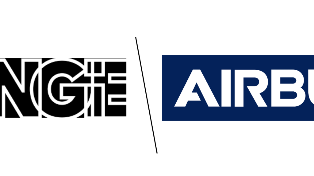 logo Angie et logo Airbus