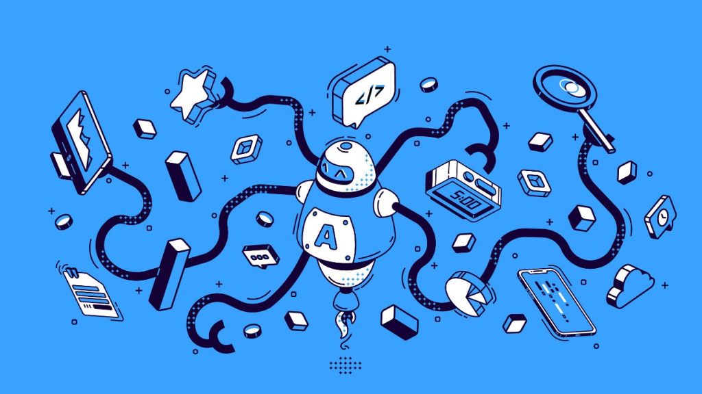 Lancement du premier Observatoire de l’IA pour le marché publicitaire en France Illustration d'une intelligence artificielle