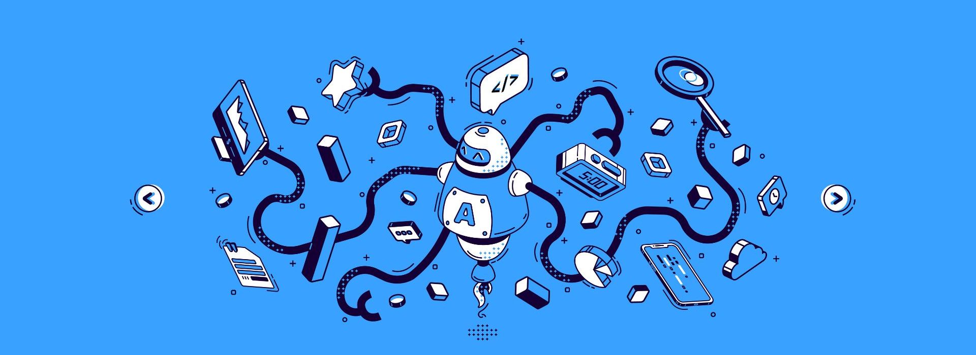 Lancement du premier Observatoire de l’IA pour le marché publicitaire en France Illustration d'une intelligence artificielle