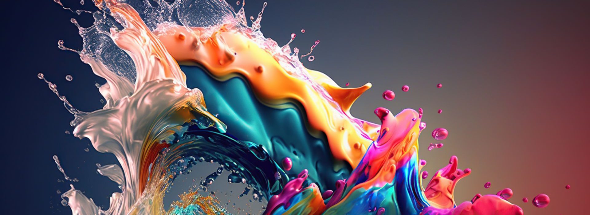 Canva dévoile les grandes tendances design de 2024 Vague colorée