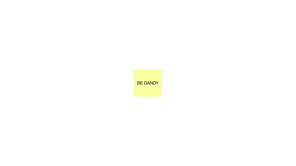 logo be dandy logo be dandy