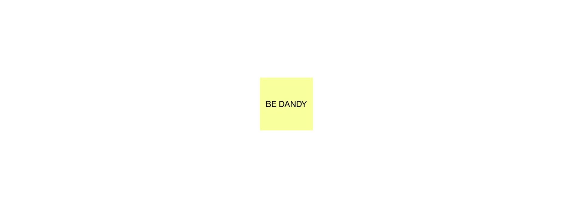 logo be dandy logo be dandy